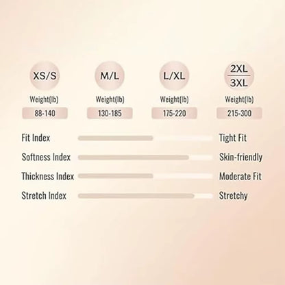 Magic Fleece Lined Leggings for Women - One-Seam Shaping Tights with Compression Band & Snatch Waist Design Warm Winter